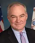Senator and 2016 vice presidential nomineeTim Kainefrom Virginia(2013–present)
