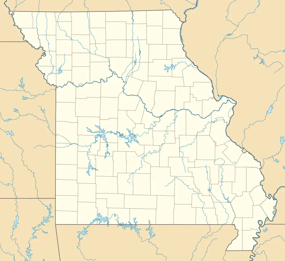 Whiteman is located in Missouri