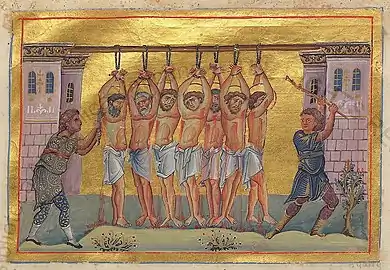 Martyrs Varus and six others with him, in Egypt.