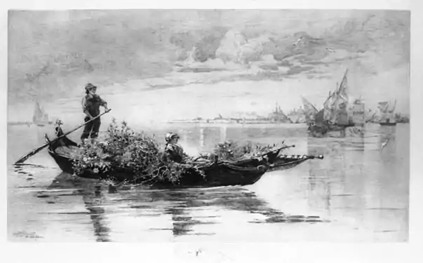 "Venice"Stephen Parrish (1846–1938), etcherBrown, artist©1880, Christian Klackner (1850–1919), New YorkLCCN 96-512385