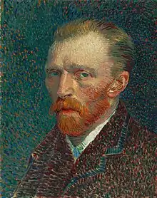 Self-Portrait, 1887Oil on artist's board, mounted on cradled panel, 41 × 32.5 cmArt Institute of Chicago (F345)